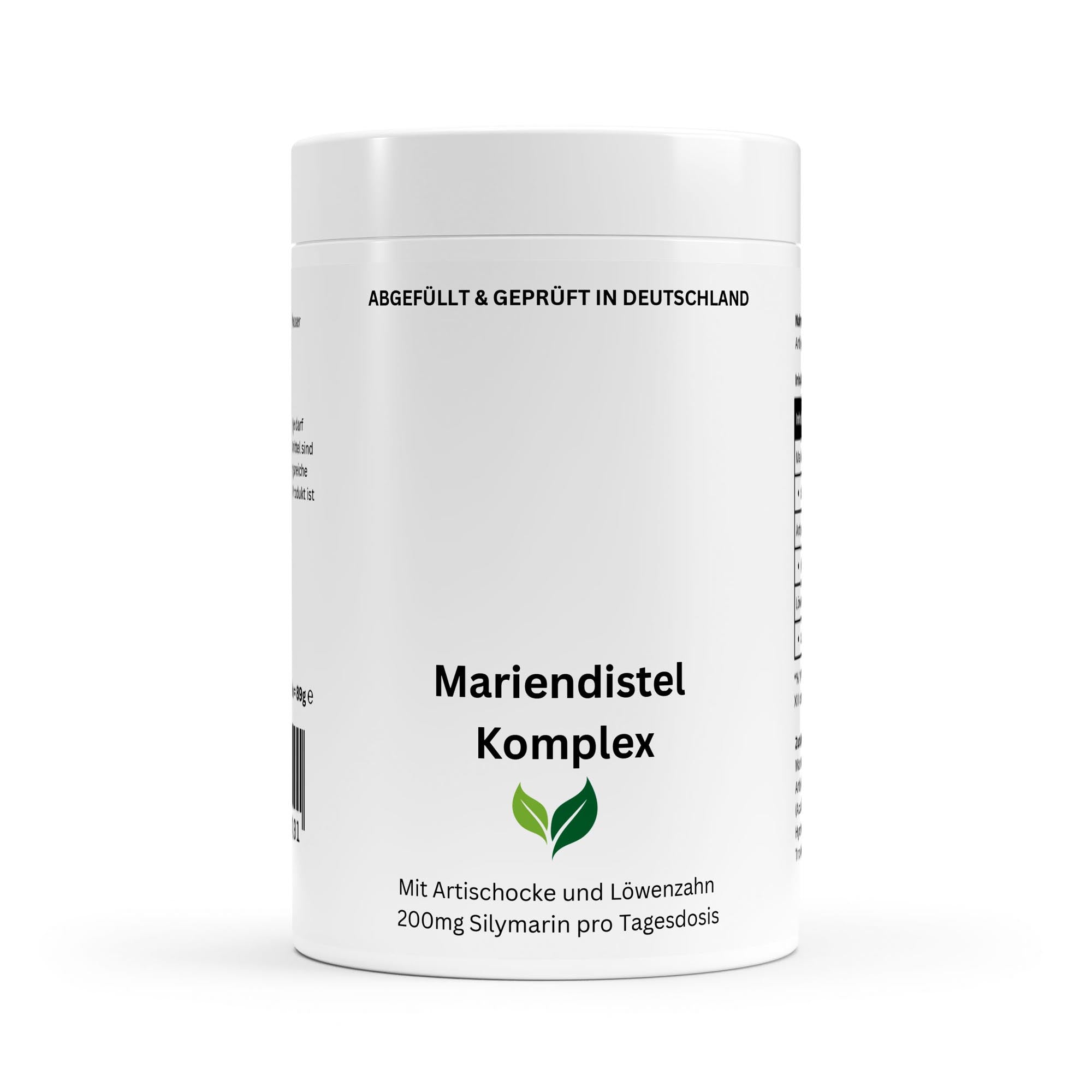 Mariendistel Artischocke Löwenzahn Komplex - 120 Kapseln (MHD 30/11/25 Sonderpreis)